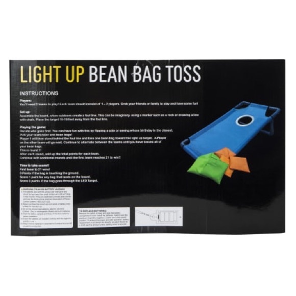 🍀NIB Light-Up Bean Bag Toss Game - Picture 2 of 5